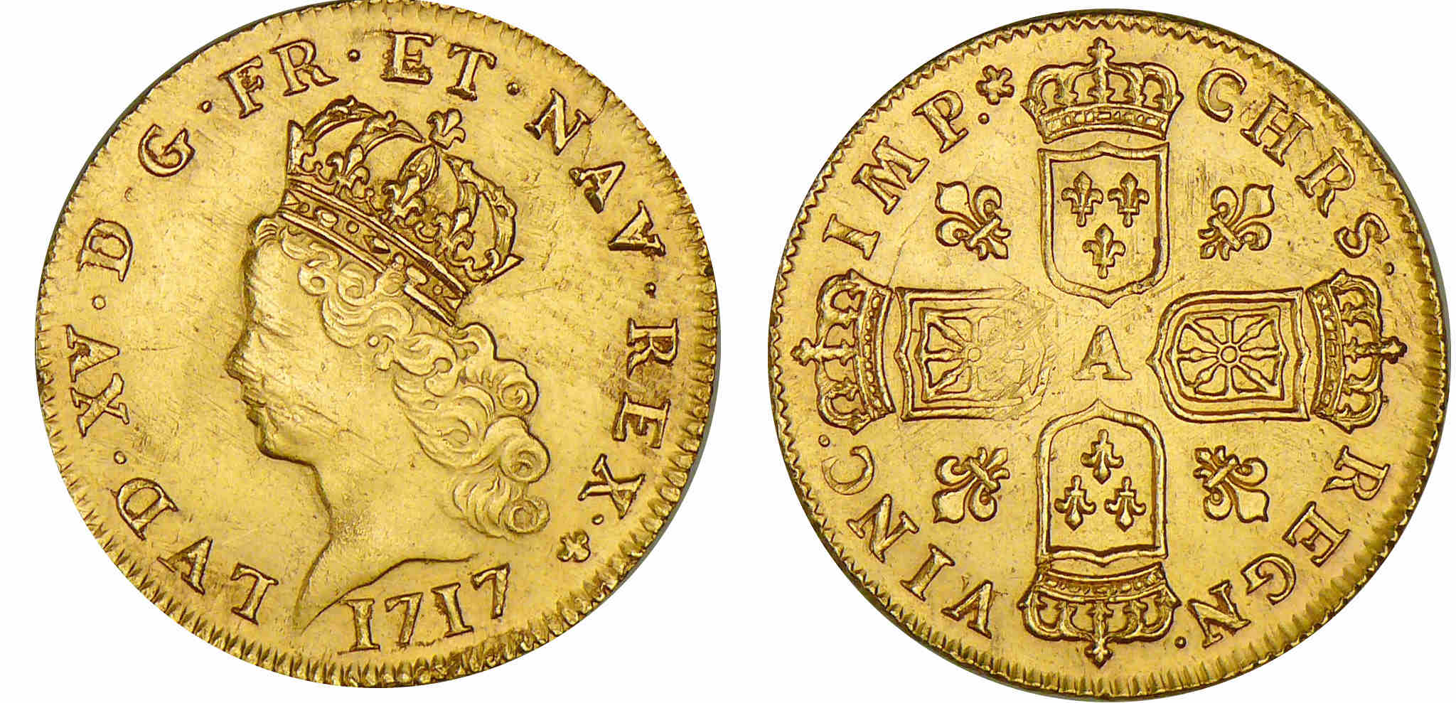 Louis XV - Double louis d'or de Noailles - 1716 A (Paris) Louis XV - Double louis d'or de Noailles - 1716 A (Paris)