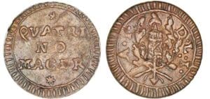 République de Rome - Macerata - Quattrino baiocco