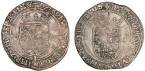 Brabant - Charles Quint - Demi real d'argent (Anvers)