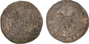 Hollande - Est Frise - Geldre (Guelders) - Arnould d'Egmond - Double gros