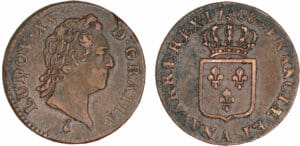 Louis XV - Sol à la vieille tête - 1768 A (Paris) Louis XV - Sol à la vieille tête - 1768 A (Paris)