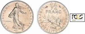 1/2 franc Semeuse - 1965 - Essai 1/2 franc Semeuse - 1965 - Essai