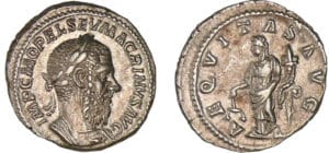 Macrin - Denier (218, Rome) - L'Equité