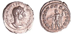 Macrin - Denier (217, Rome) - Jupiter Macrin - Denier (217, Rome) - Jupiter
