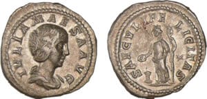 Julia Maésa - Denier (218-220, Rome) - La Félicité