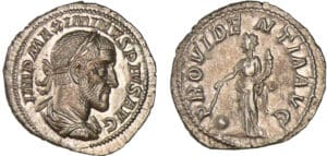 Maximin 1er - Denier (238, Rome) - La Providence