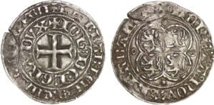 Brabant - Jean III - Gros ou plaque aux quatre lions