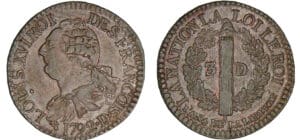 3 deniers type FRANCOIS - 1792 LD (Lyon) 3 deniers type FRANCOIS - 1792 LD (Lyon)
