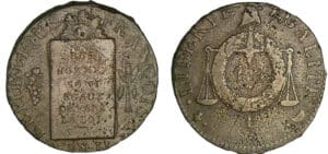 Convention (1792-1795) - Sol à la balance non daté (1794) - An II I (Limoges)