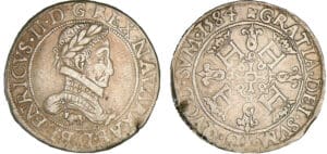 Navarre - Henri III de Navarre, II de Béarn - Franc 1584 (Pau) Navarre - Henri III de Navarre, II de Béarn - Franc 1584 (Pau)