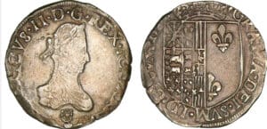 Navarre - Henri III de Navarre, II de Béarn - Franc 1582 (Saint-Palais)