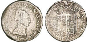 Navarre - Jeanne d'Albret - Teston 1562 (Pau) Navarre - Jeanne d'Albret - Teston 1562 (Pau)