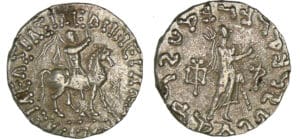 Royaume Indo-Scythe - Azès II - Tétradrachme (30/20 av. J.-C.)