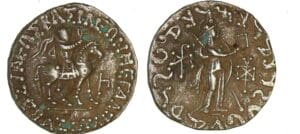 Royaume Indo-Scythe - Azès II - Tétradrachme (-20/+5 av. J.-C.)