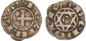 Philippe II Auguste - Denier de Déols