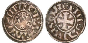 Limousin - Vicomté de Limoges - Denier au nom de Eudes Limousin - Vicomté de Limoges - Denier au nom de Eudes