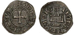 Epirus - Philippe de Talente - Denier tournois Epirus - Philippe de Talente - Denier tournois