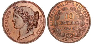 Deuxième république - 10 centimes concours de Reynaud 1848 Deuxième république - 10 centimes concours de Reynaud 1848