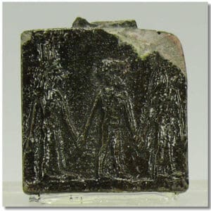 Egypte - Amulette plaquette en pâte de verre - 663-332 av. J.-C. Egypte - Amulette plaquette en pâte de verre - 663-332 av. J.-C.