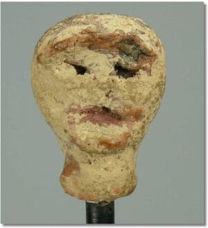 Punique - Tête en terre cuite - Vème-Ier siècle av. J.-C.