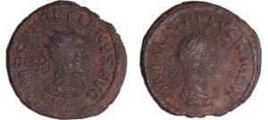 Vaballath et Aurélien - Antoninien (270-272, Antioche)