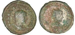 Vaballath et Aurélien - Antoninien (270-272, Antioche) Vaballath et Aurélien - Antoninien (270-272, Antioche)