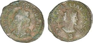 Vaballath et Aurélien - Antoninien (270-272, Antioche) Vaballath et Aurélien - Antoninien (270-272, Antioche)