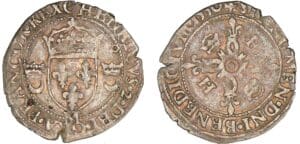 Henri II - Douzain aux croissants - 1550 M (Toulouse) Henri II - Douzain aux croissants - 1550 M (Toulouse)