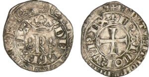 Charles V - Blanc au K - 20 avril 1365
