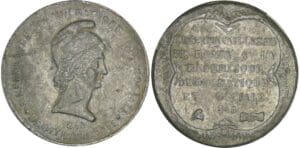 Médaille politique - 1848 - Série reimoise avril Médaille politique - 1848 - Série reimoise avril