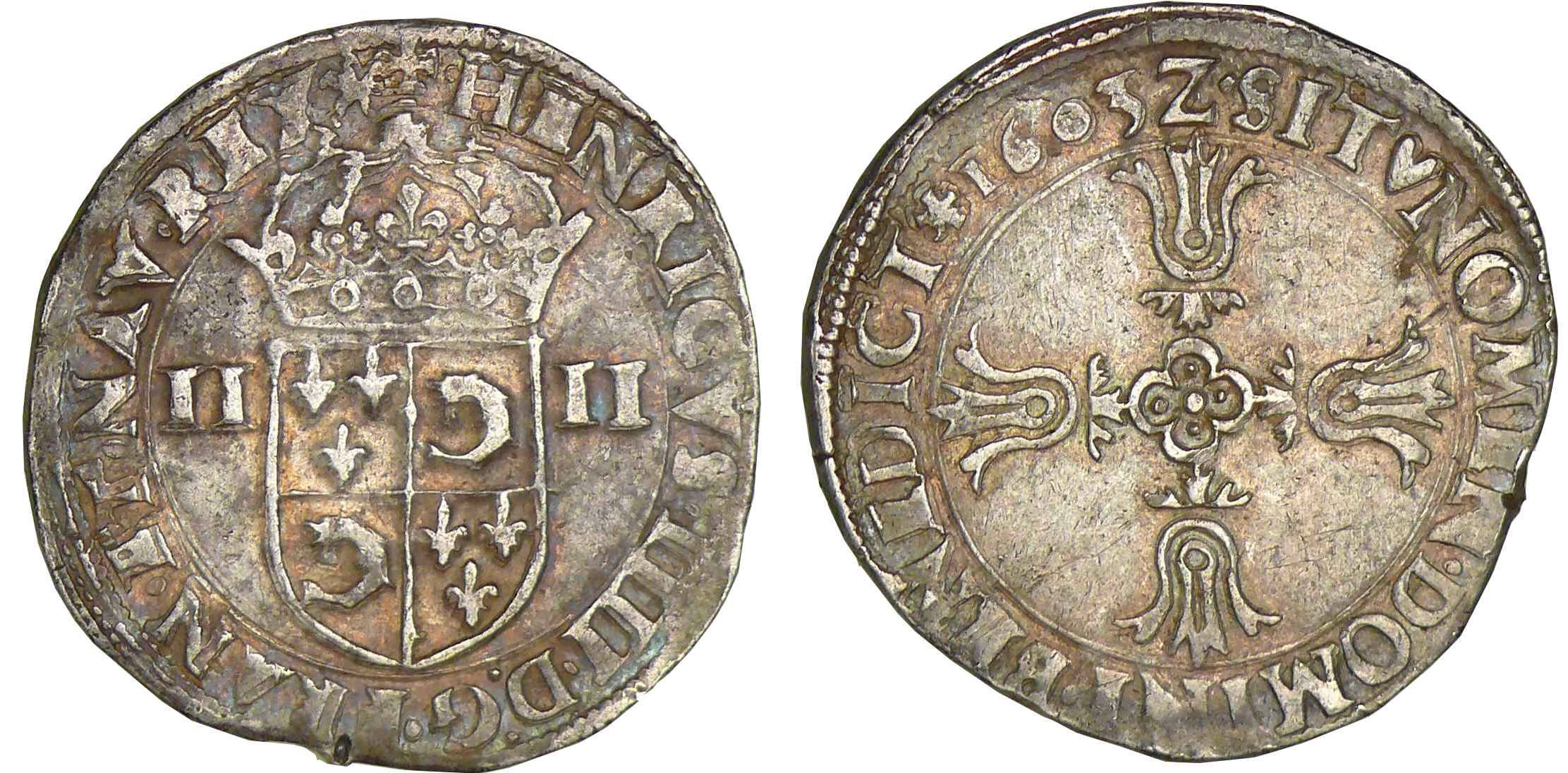 Henri IV - Quart d'écu du Dauphiné - 1603 Z (Grenoble) Henri IV - Quart d'écu du Dauphiné - 1603 Z (Grenoble)