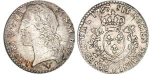 Louis XV (1715-1774) - 1/10 d'écu au bandeau - 1767 S (Reims)