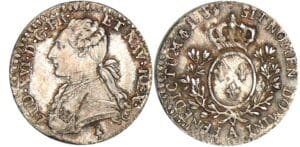 Louis XVI (1774-1792) - 1/10 d'écu aux branches d’olivier - 1783 A (Paris)