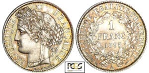 Troisième république (1871-1940) - 1 franc Cérès 1895 A (Paris)