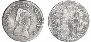 Navarre - Jeanne d'Albret - Teston 1565 (Pau)