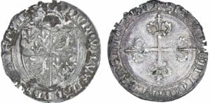 Dauphiné - Louis II - Gros du roi à l'écu de France et Dauphiné