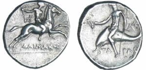 Calabre - Tarente - Taras - Didrachme (302-281 av. J.-C.)