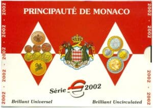 Série B.U. Monaco 2002 - Euro Série B.U. Monaco 2002 - Euro