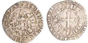 Charles V (1364-1380) - Blanc au K - 20 avril 1365