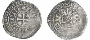 Jean II le Bon - Blanc au châtel trèflé
