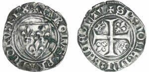 Charles VI - Blanc guénar - 5ème émission - Sainte Menehould