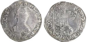 Navarre - Henri III de Navarre, II de Béarn - Franc 1582 (Saint-Palais)