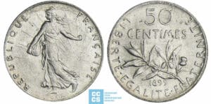 Troisième République (1871-1940) - 50 centimes Semeuse 1899 Troisième République (1871-1940) - 50 centimes Semeuse 1899