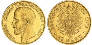 Allemagne - Braunschweig - Herzog Wilhelm - 20 mark 1875 A - faux