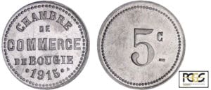 Algérie - Bougie - Chambre de commerce - 5 centimes 1915