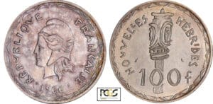 Nouvelles Hébrides - 100 francs 1966