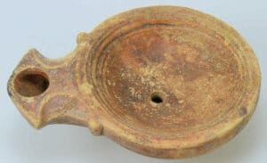 Romain - Lampe à huile - 100 ap. J.-C.
