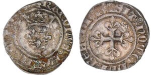 Charles VI (1380-1422) - Gros florette - Saint-Quentin