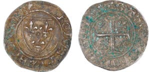 Charles VI (1380-1422) - Blanc guénar - Sainte Menehould