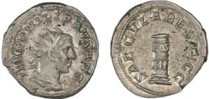 Philippe 1er - Antoninien (248, Rome) - Cippe Philippe 1er - Antoninien (248, Rome) - Cippe